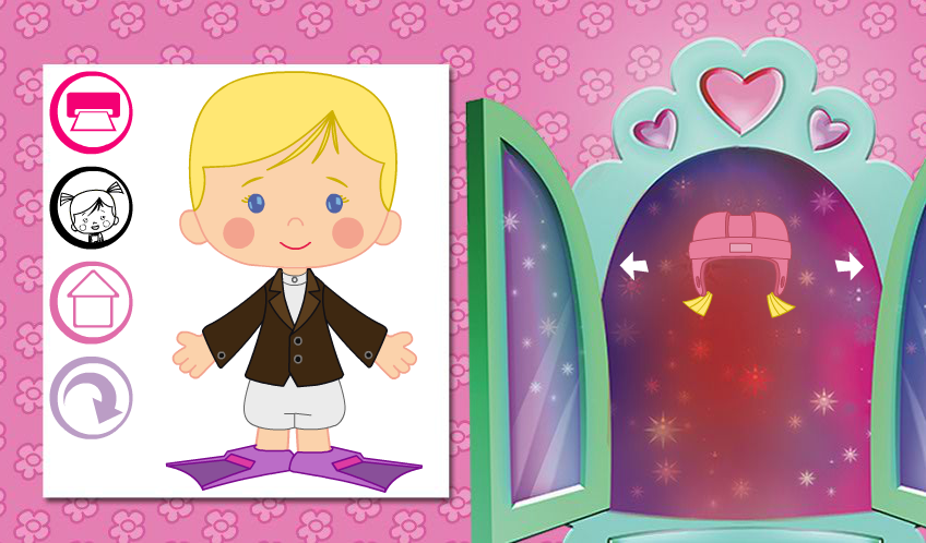 Chloe's Dress Up and Print!