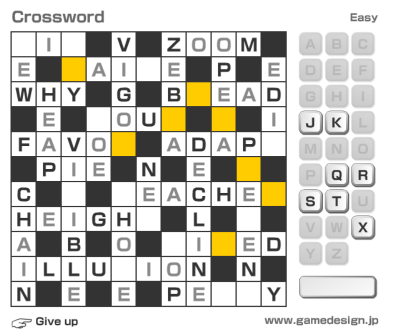 No Clue Crossword