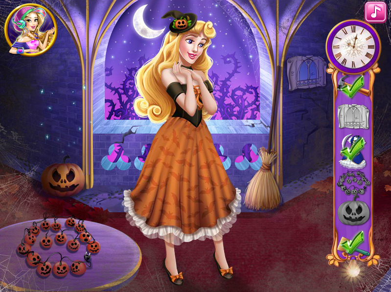 Sleeping Princess Halloween Castle