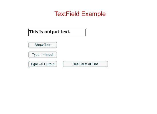 TextField Example