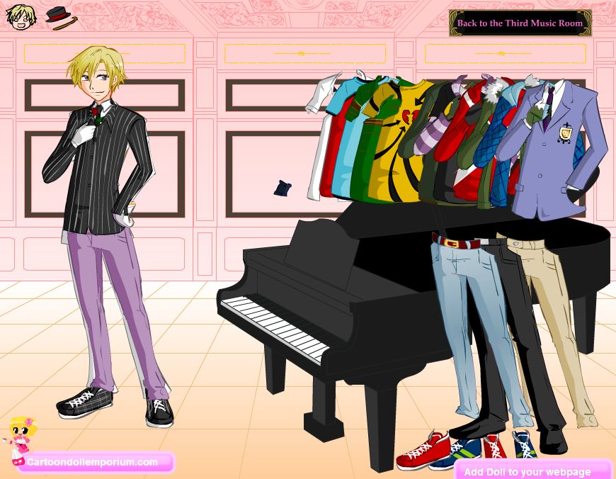 Ouran Dress-Up Game