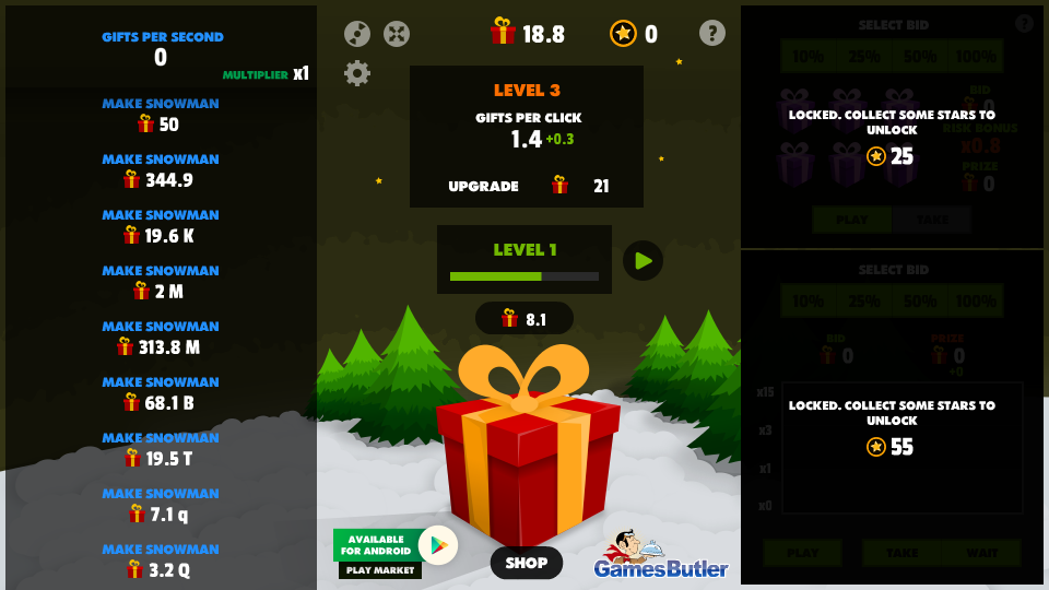 Gifts Clicker