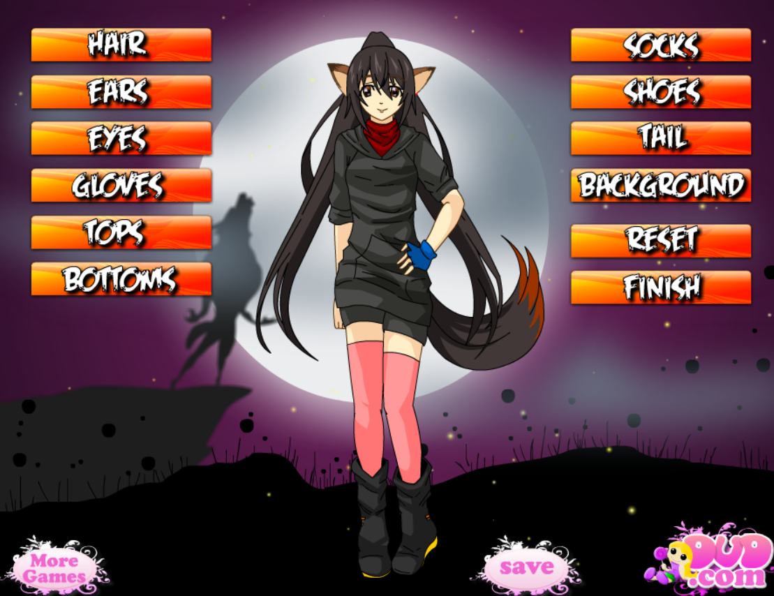 Wolf Girl Dressup