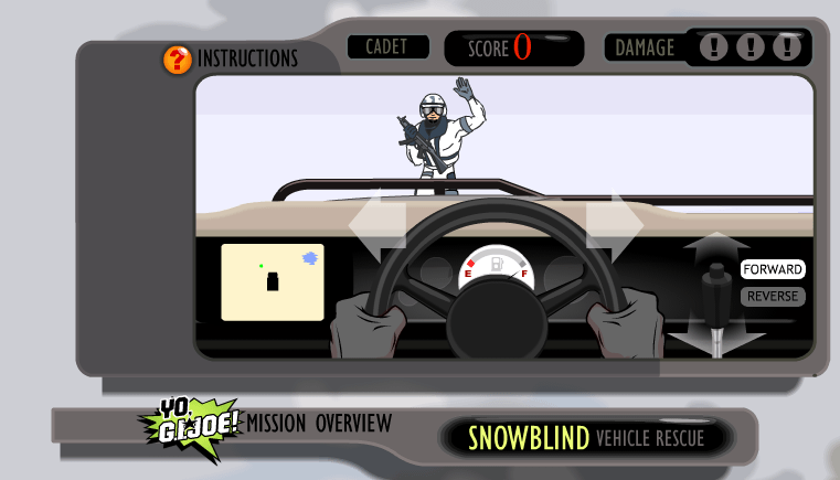 G.I. Joe Snowblind Vehicle Control