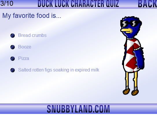 Duck Luck Character Quiz