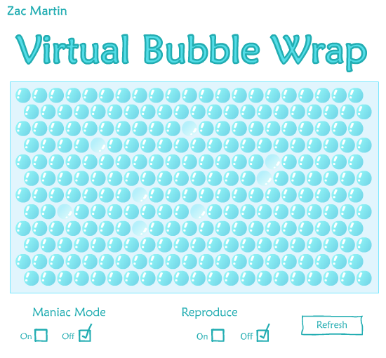 Virtual Bubble Wrap