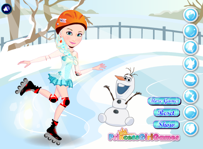 Frozen Elase Rollerblade