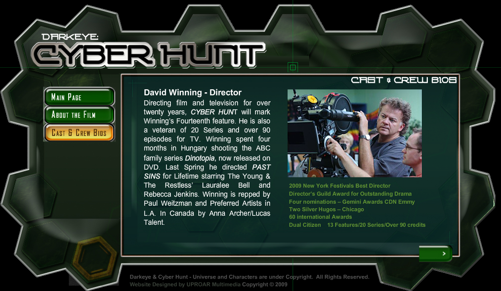 DarkEye: Cyber Hunt Microsite
