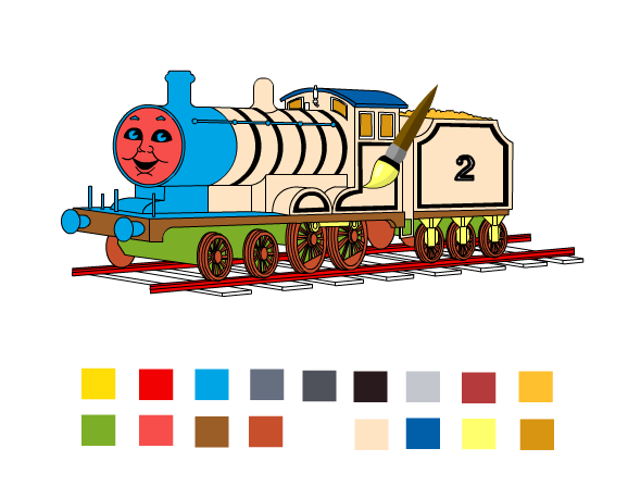 Thomas Paint an Engine