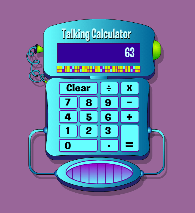 Talking Calculator