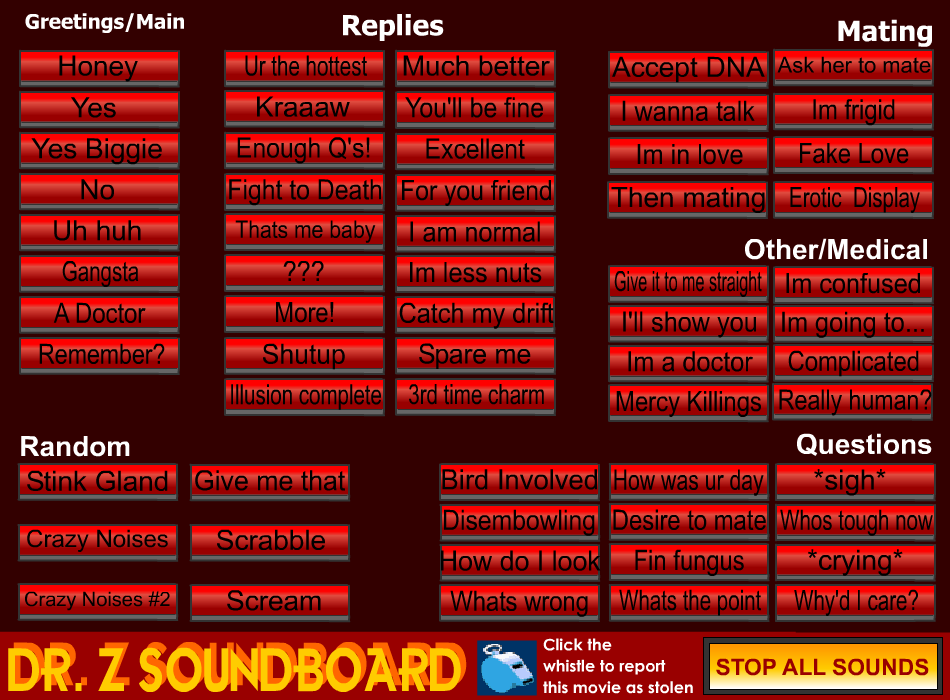 Dr. Zoidberg Soundboard