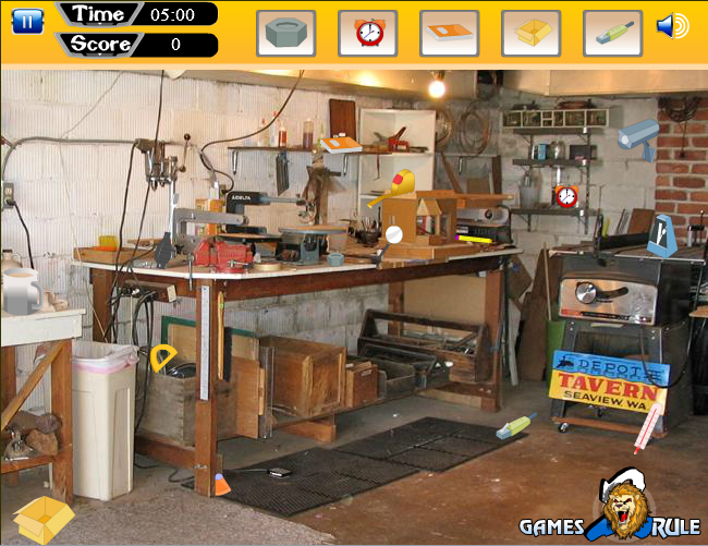 Hidden Objects: Garage