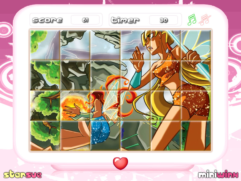 Winx Club: Rotate Puzzle