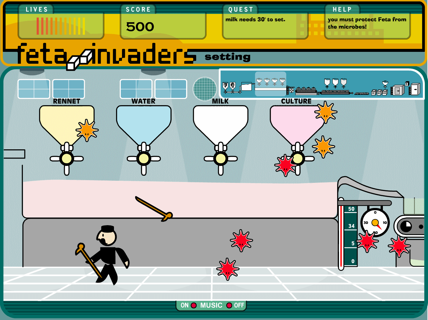 Feta Invaders