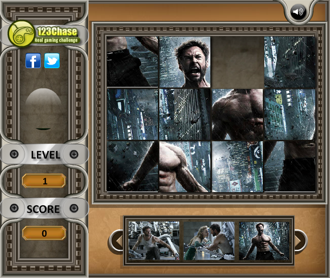 The Wolverine - Sliding Puzzle