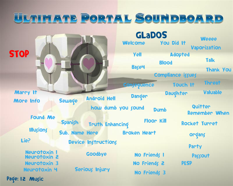 The Portal Soundboard