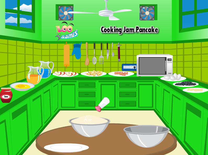 Cooking Jam Pancake