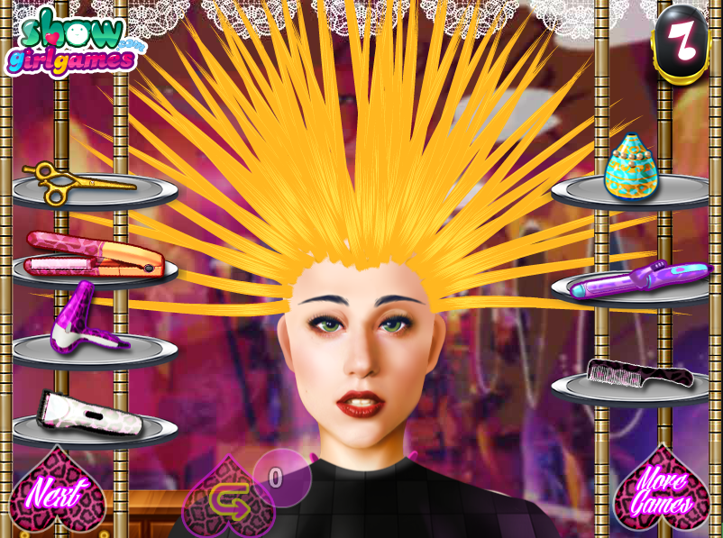Lady Gaga Fantasy Hairstyle