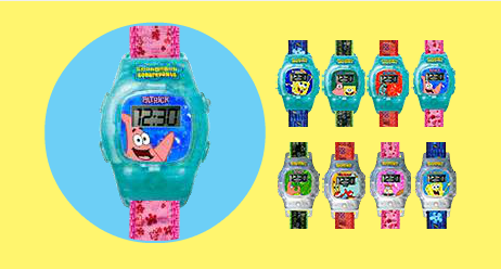 Kellogg's SpongeBob SquarePants Wacky Watches Preview