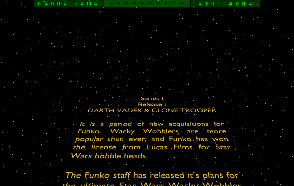 Funko Star Wars Announcement