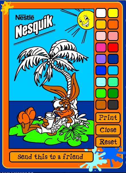 Nesquik Coloring Book