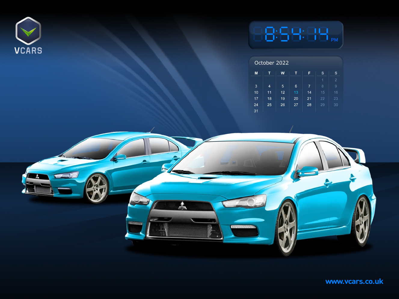 Mitsubishi Calendar Screensaver