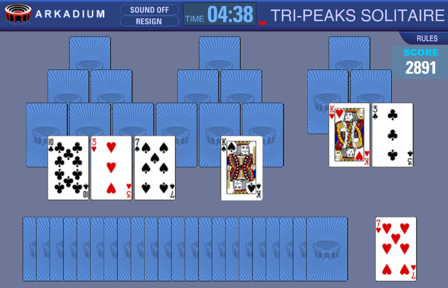 Tripeaks Solitaire (Classic)