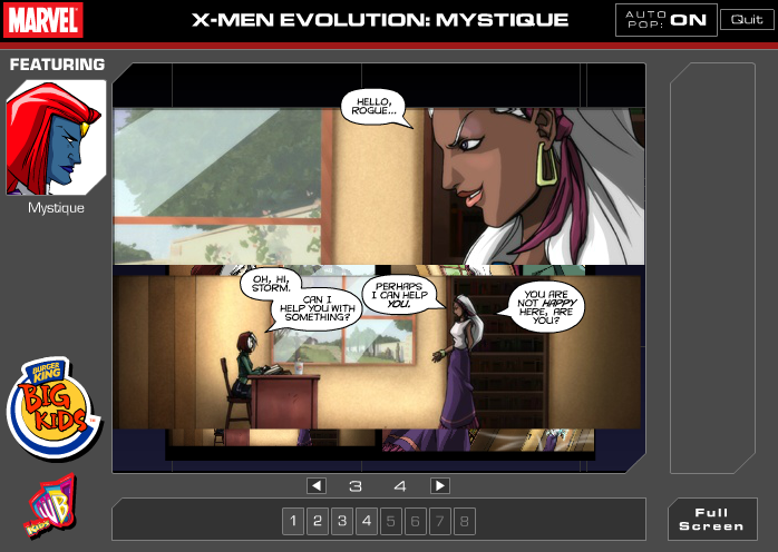 X-Men Evolution: Mystique Comic