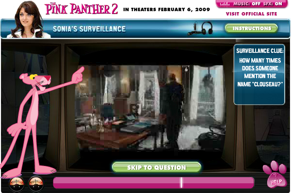 Pink Panther 2: Sonia's Surveillance