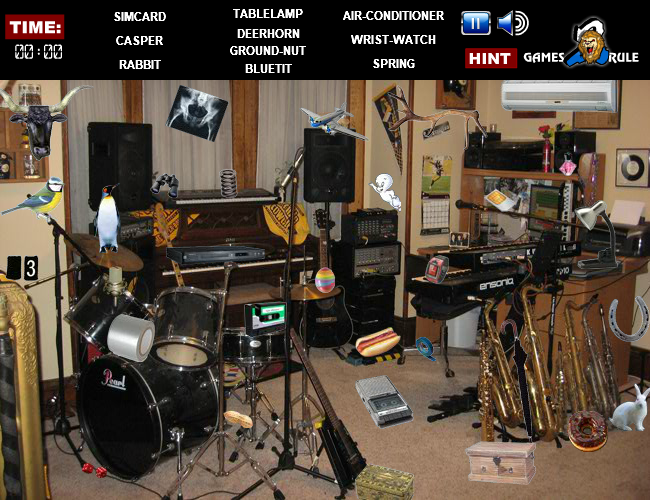 Hidden Objects: Music Room