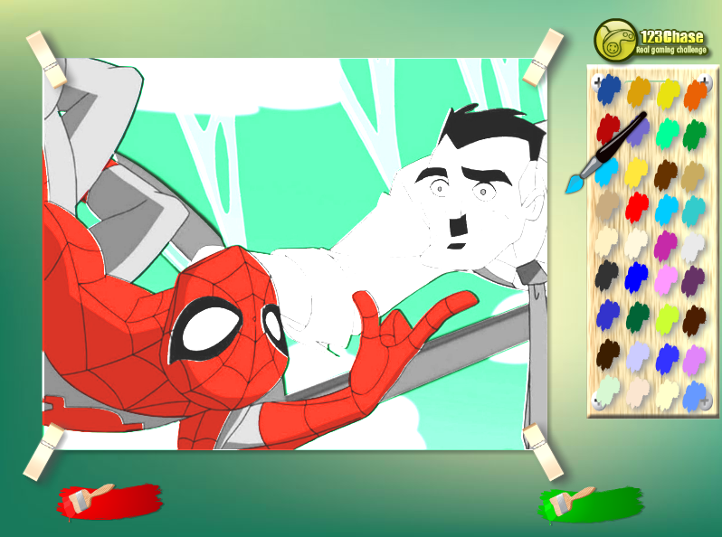 Spiderman Kids Coloring