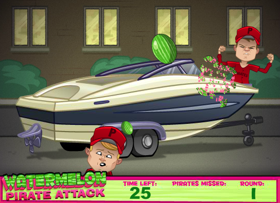 iCarly: Watermelon Pirate Attack