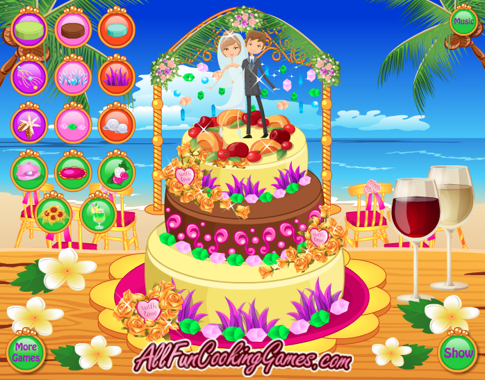 Summer Wedding Cake