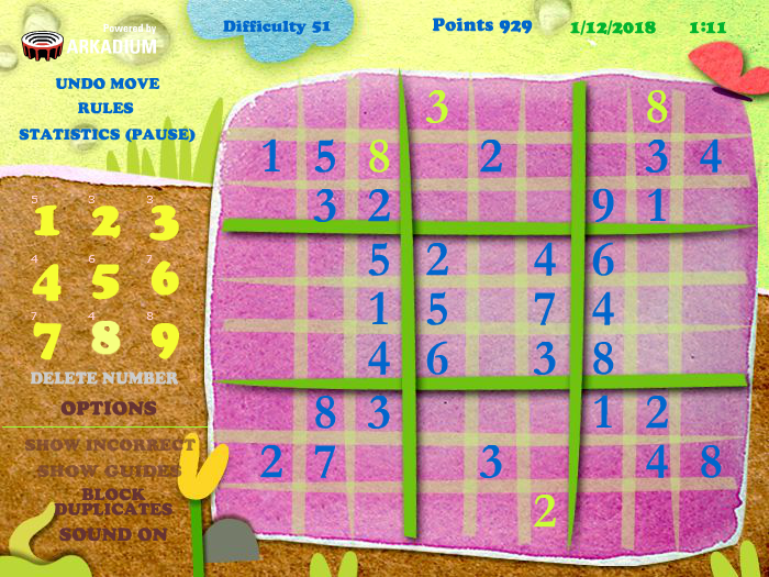 Sudoku in Springtime