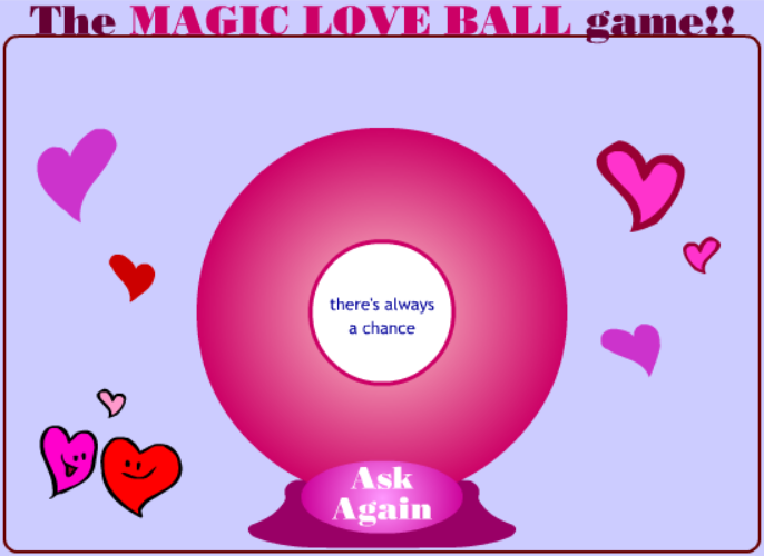 The Magic Love Ball Game!!
