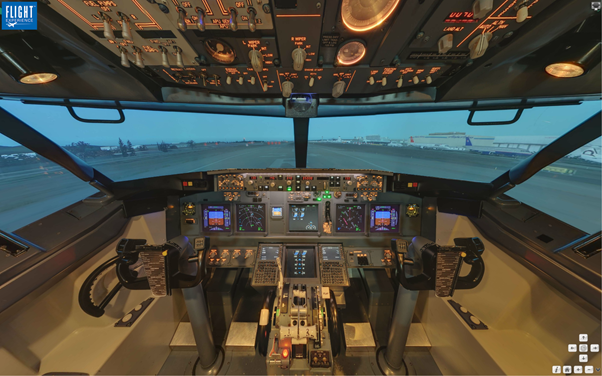 Flight Experience - Boeing 737 Flight Simulator Virtual Reality Image