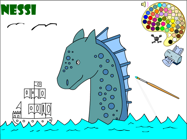 Nessie Coloring