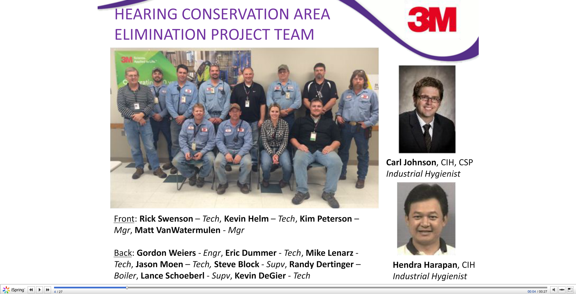 Safe in Sound Presentation