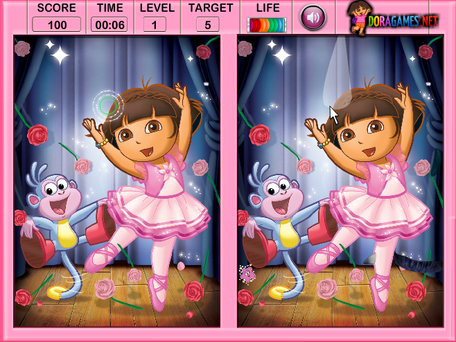 Dora Spot The Differences