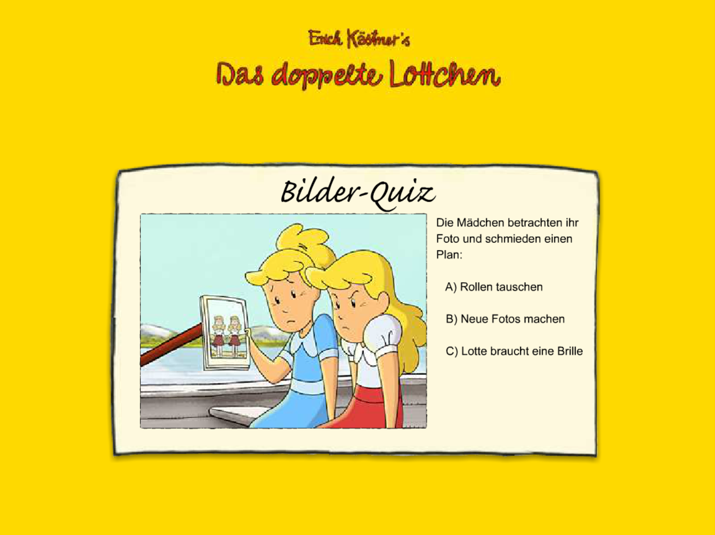 Das doppelte Lottchen: Bilder - Quiz