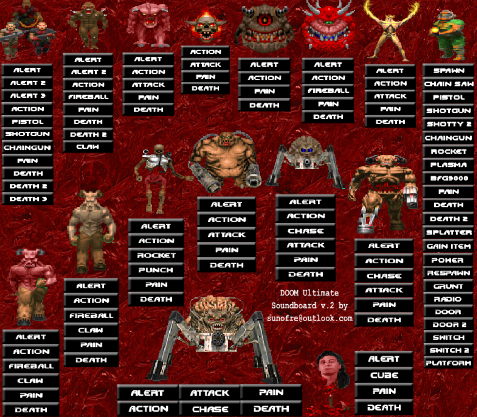 DOOM Complete Soundboard v.2