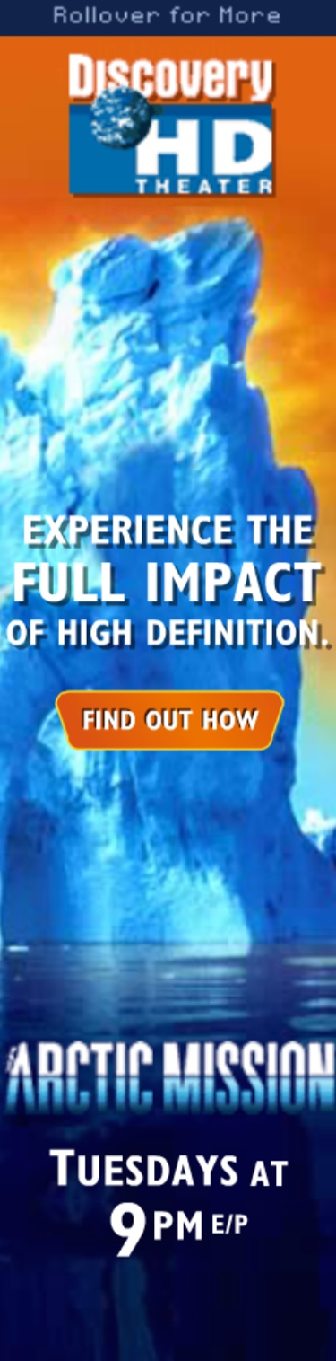 Discovery HD Theater: Artic Mission Banner Ad