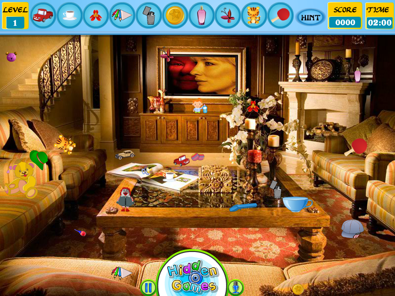 Hidden Objects Living Room