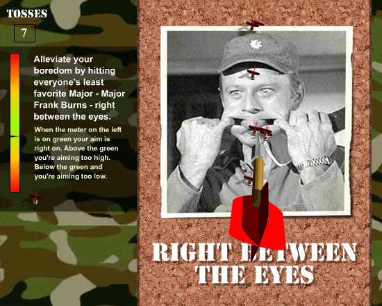 MASH Hit Major Burns Between the Eyes