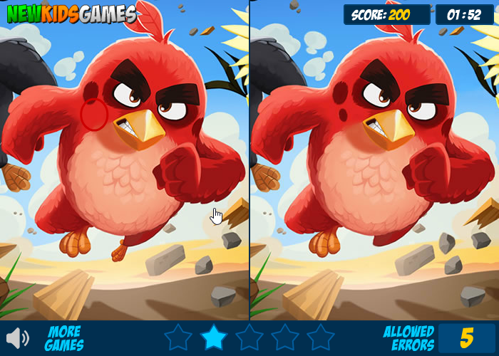 Angry Birds Diffrences