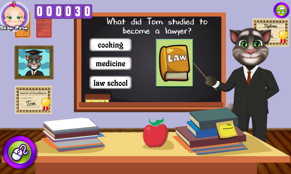 Talking Tom Lawyer Exam