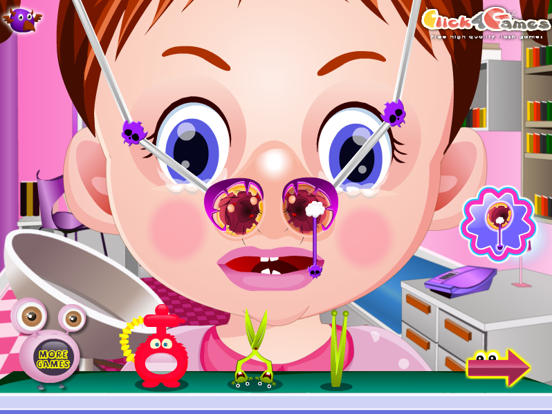 Baby Emma Nose Doctor