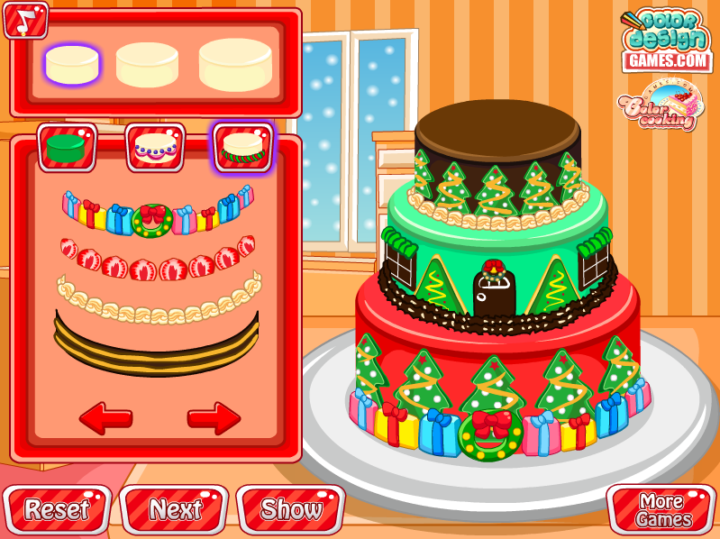 Merry Christmas Cake Decoration