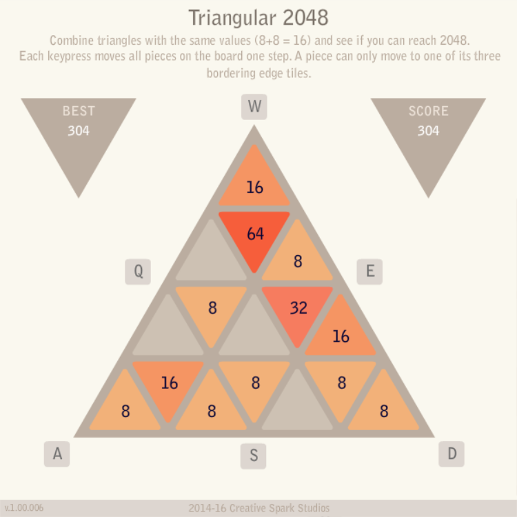 Triangular 2048