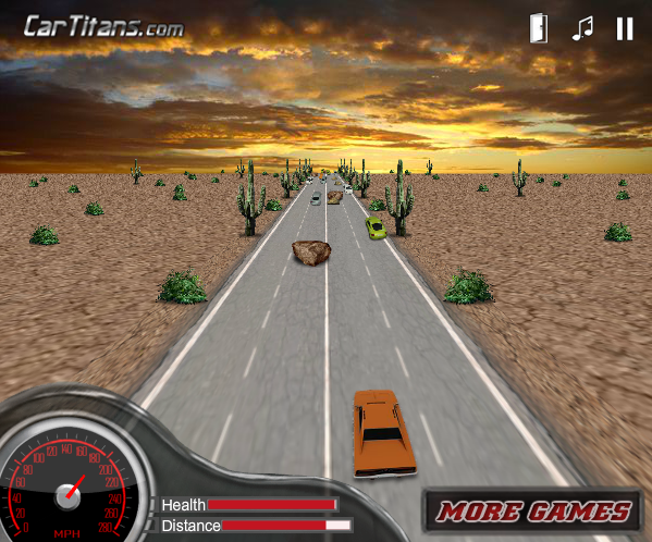 3D Muscle Car Race